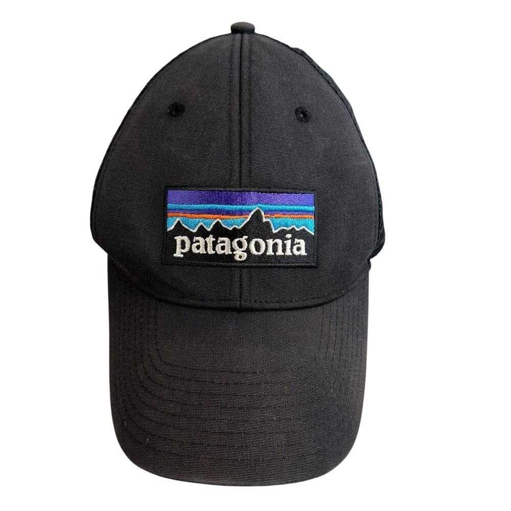 Patagonia Snapback Cap Hat Trucker Mesh Outdoor Osfa Logo Adjustable One Size